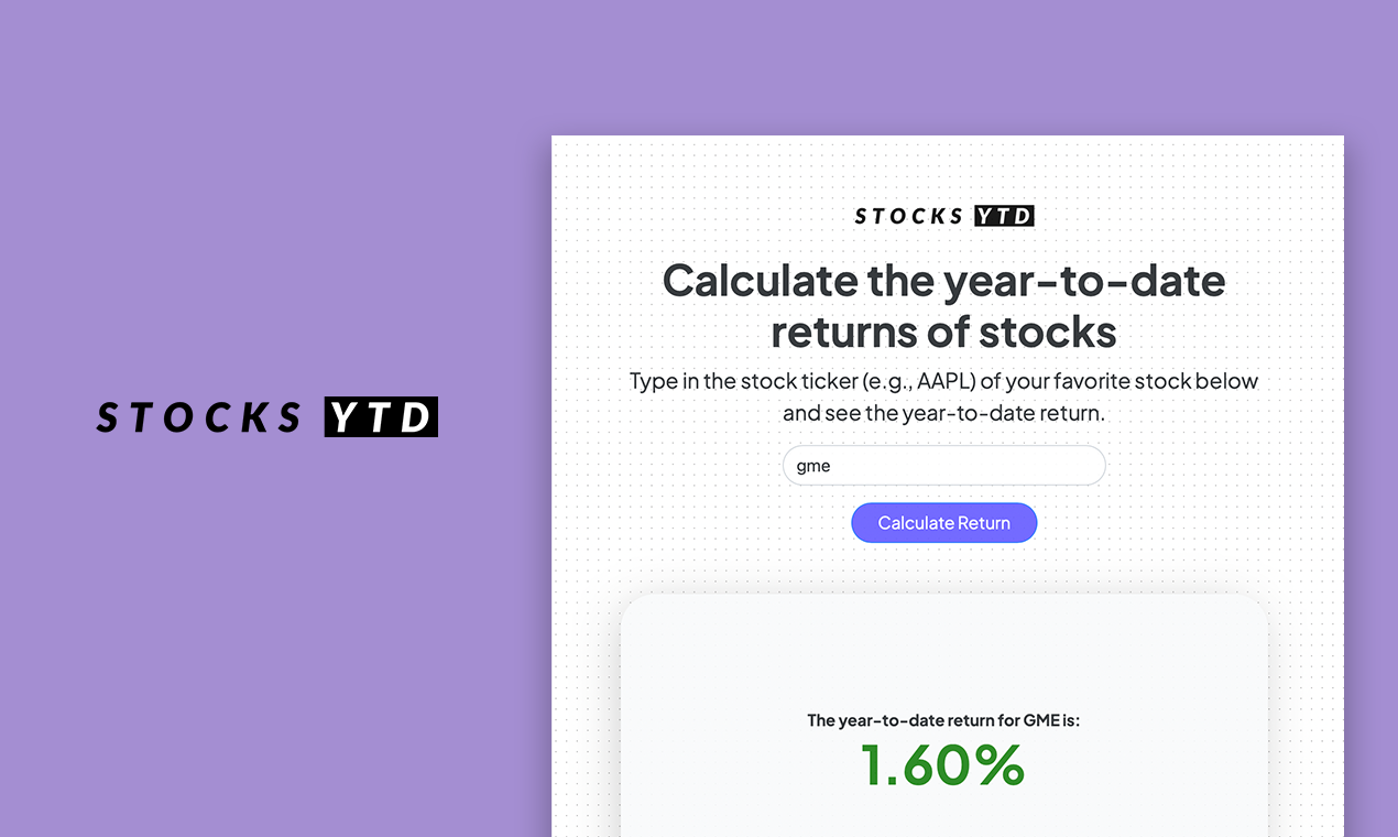 StocksYTD gallery image