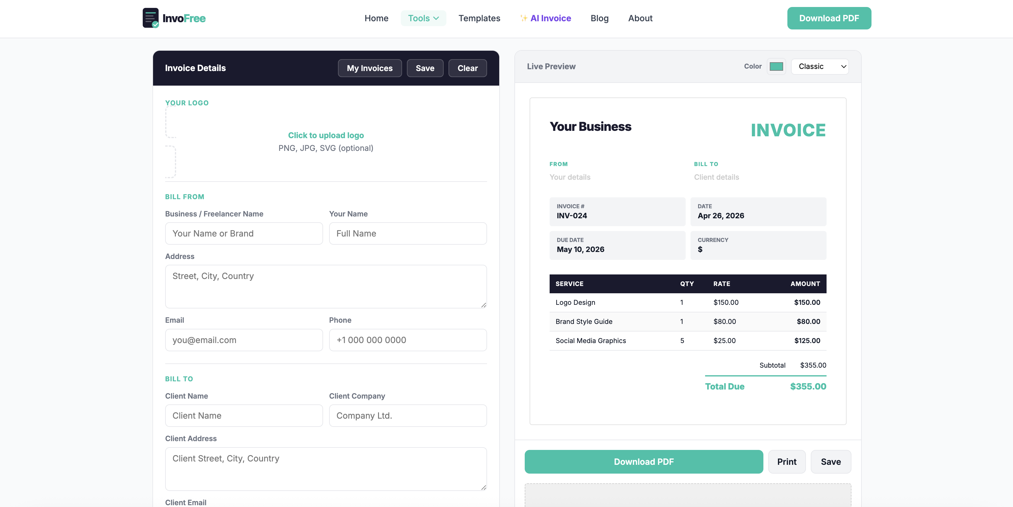 InvoFree gallery image