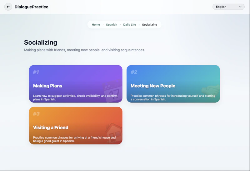 DialoguePractice screenshot 3