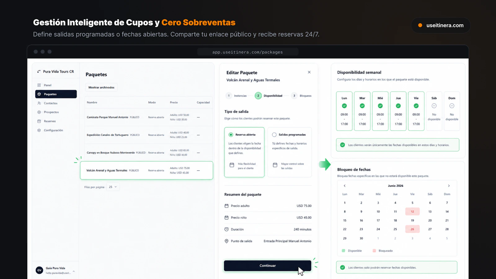 Itinera CRM screenshot 4