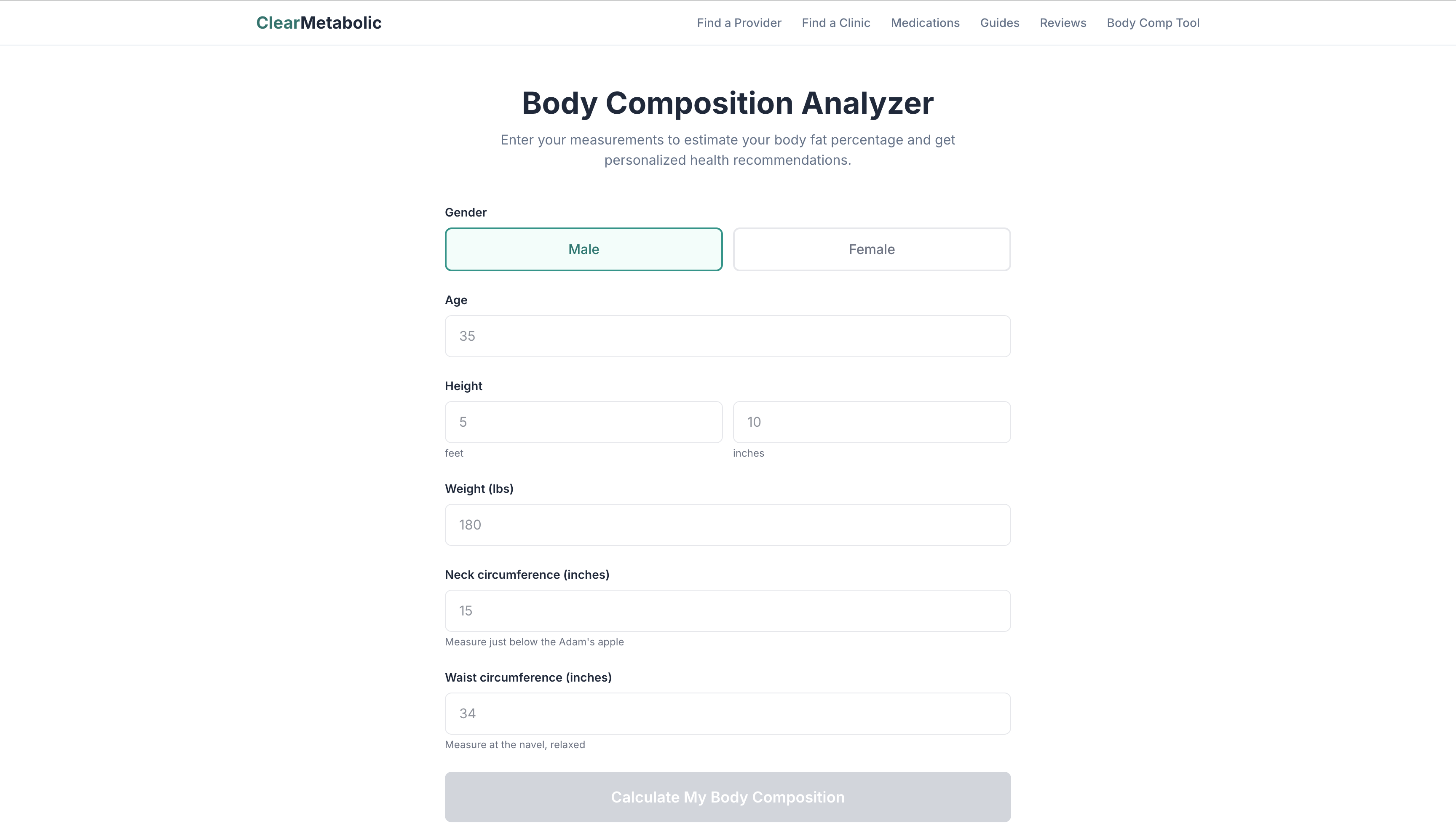 ClearMetabolic gallery image