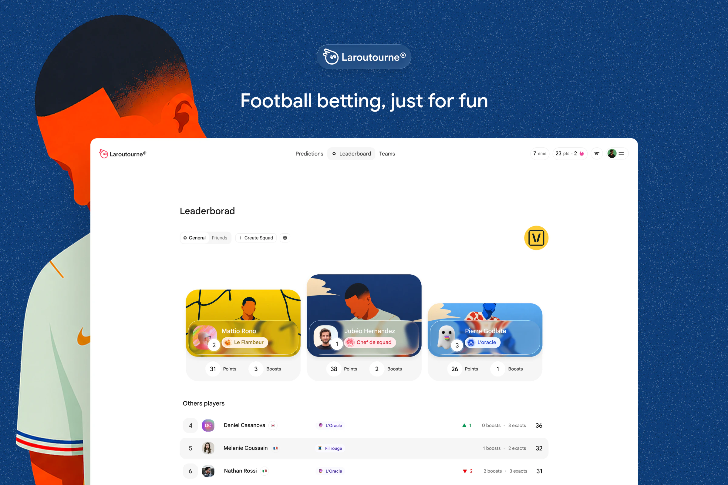 Laroutourne.football screenshot 1