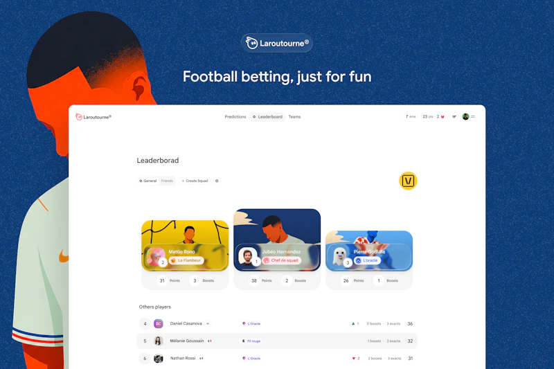 Laroutourne.football screenshot 1