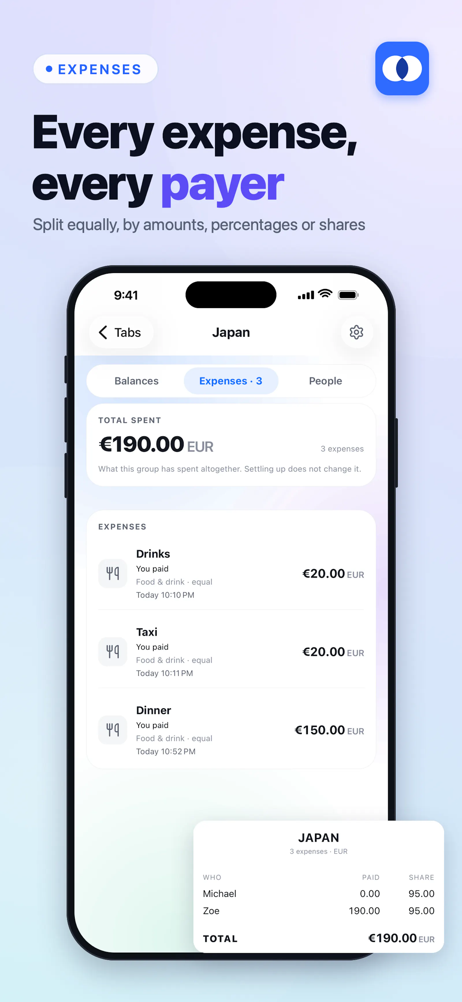 OweMe: Split Expenses screenshot 2