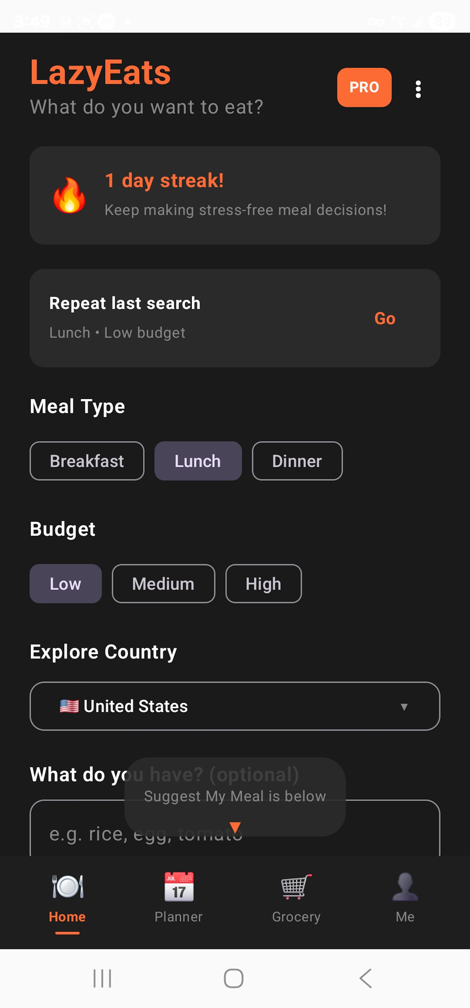 LazyEats AI screenshot 4
