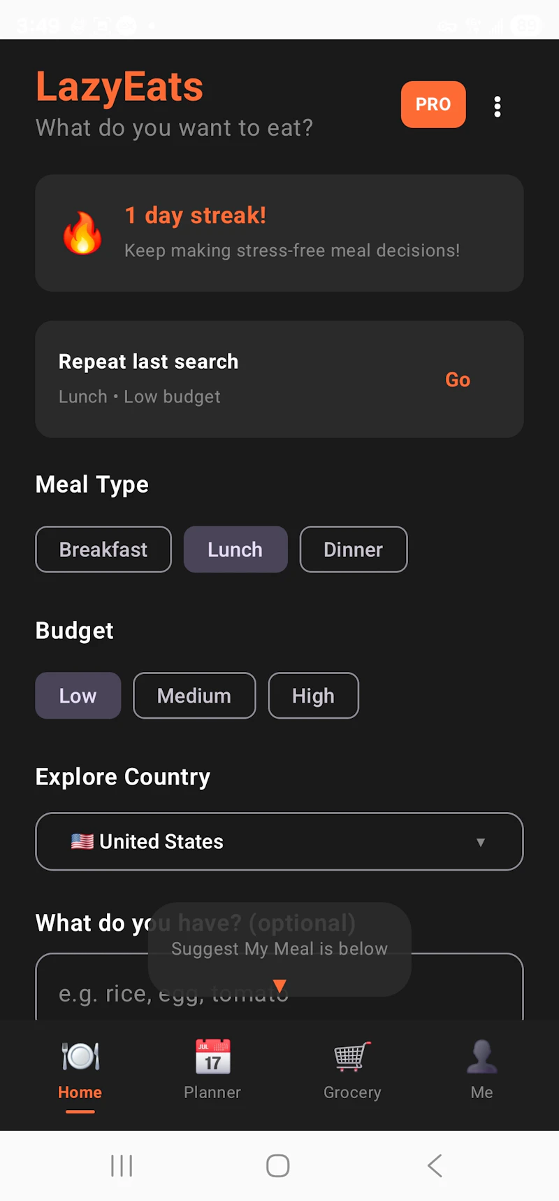 LazyEats AI screenshot 4