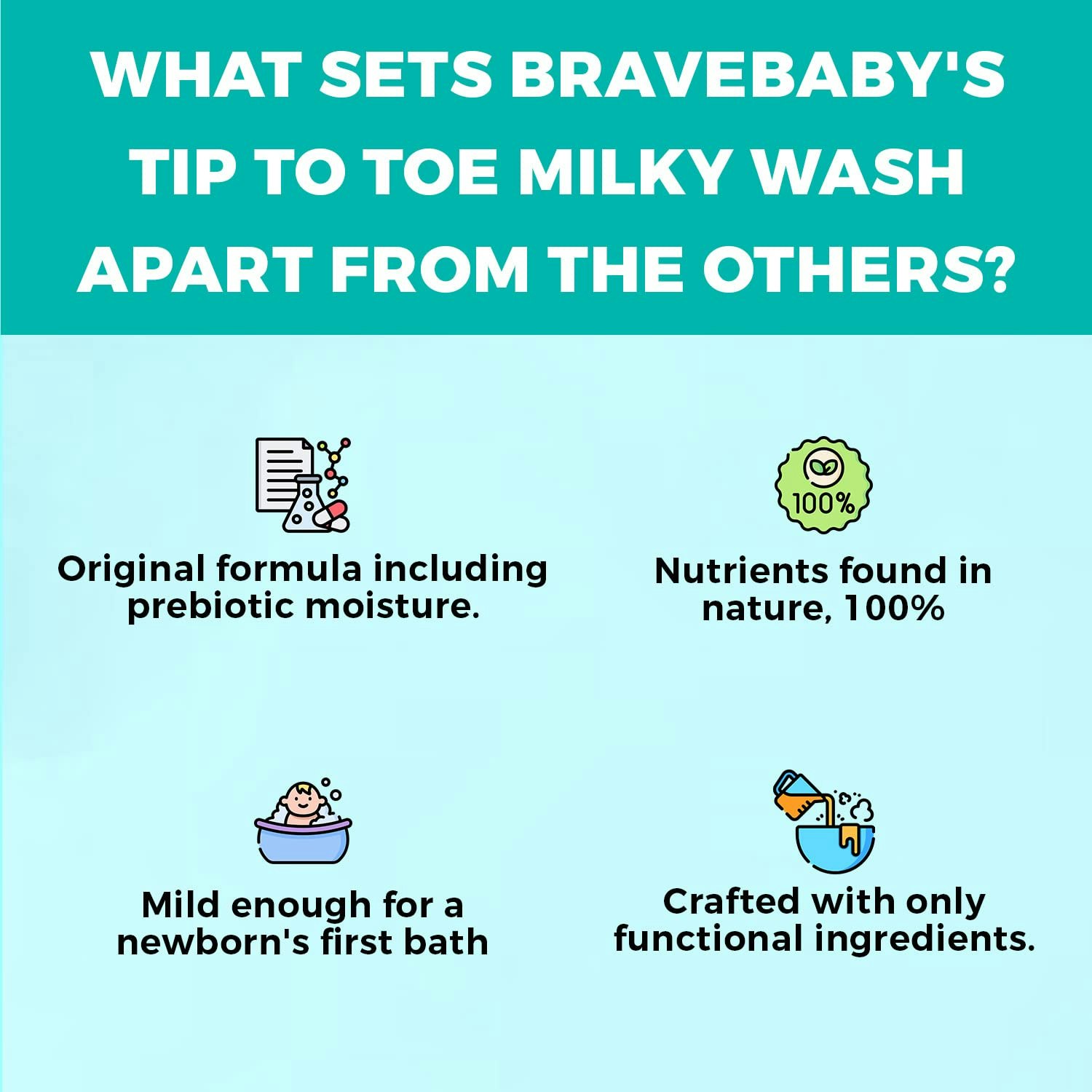 Brave Baby Bein Toe Toe Milky Wash media 4
