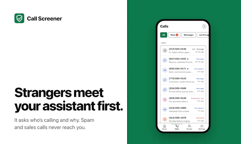 Call Screener screenshot 2