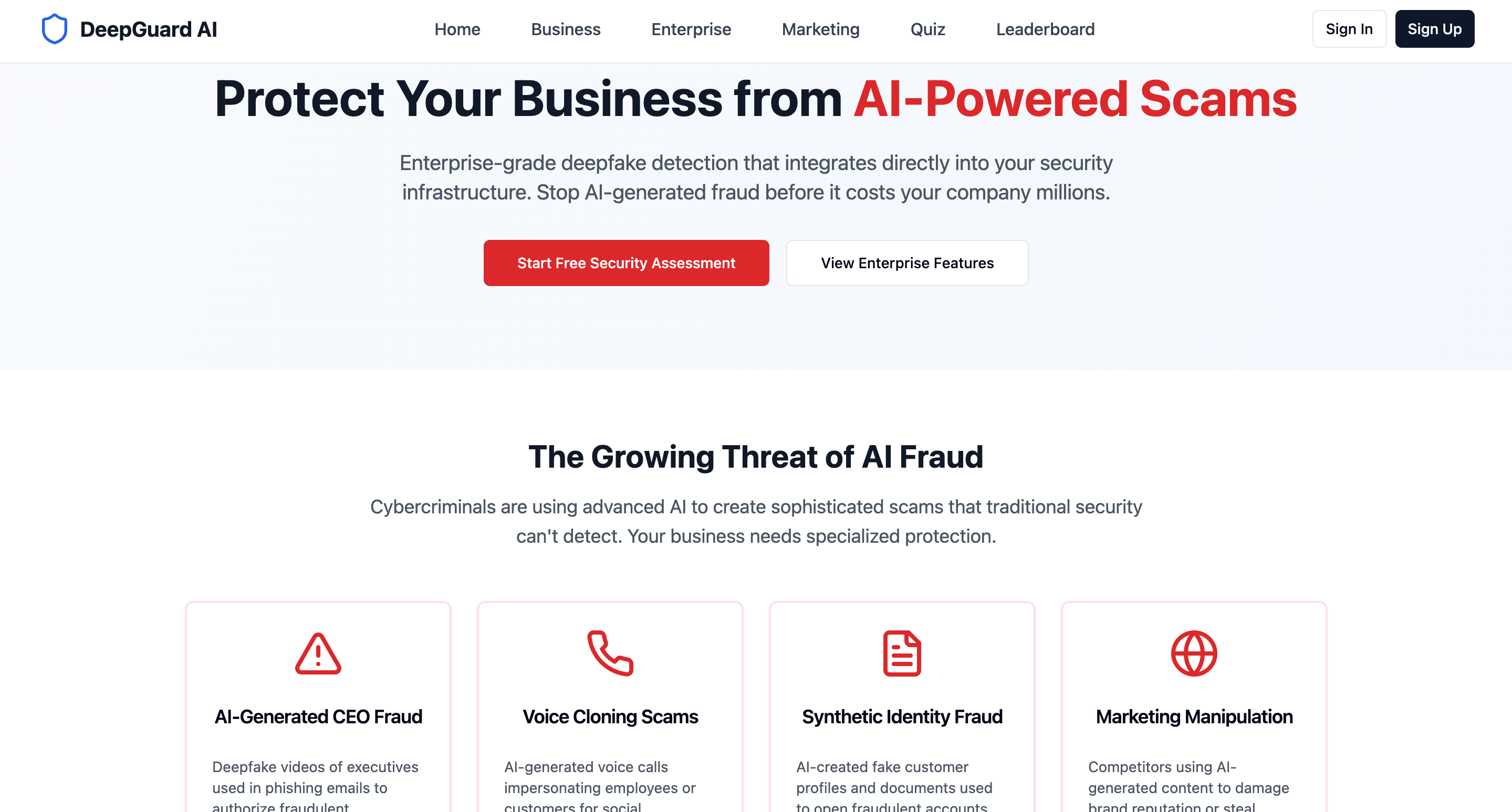 Deepguardai - Rilevamento e sicurezza avanzati di DeepFake media 2