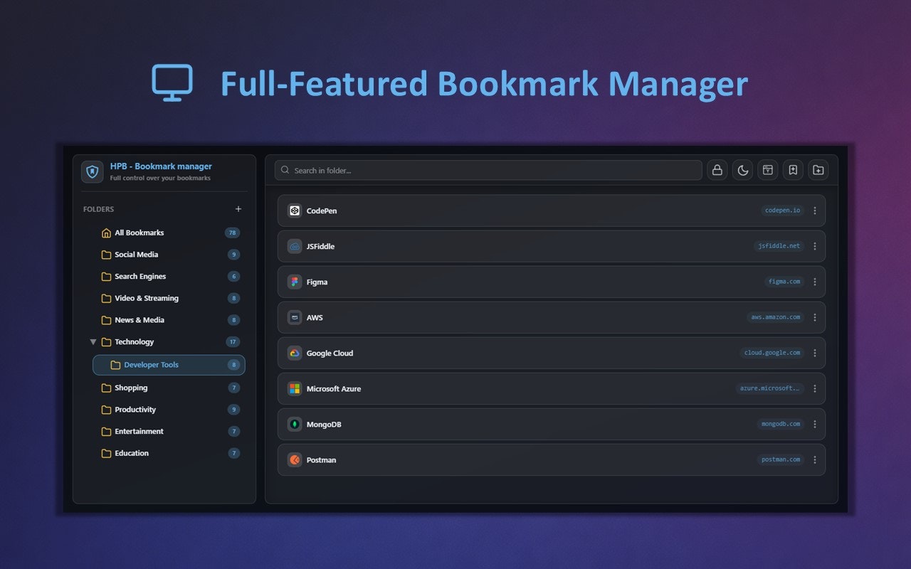 Holy Private Bookmarks gallery image