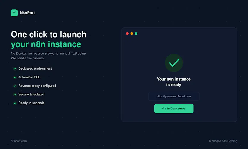 N8nPort screenshot 2