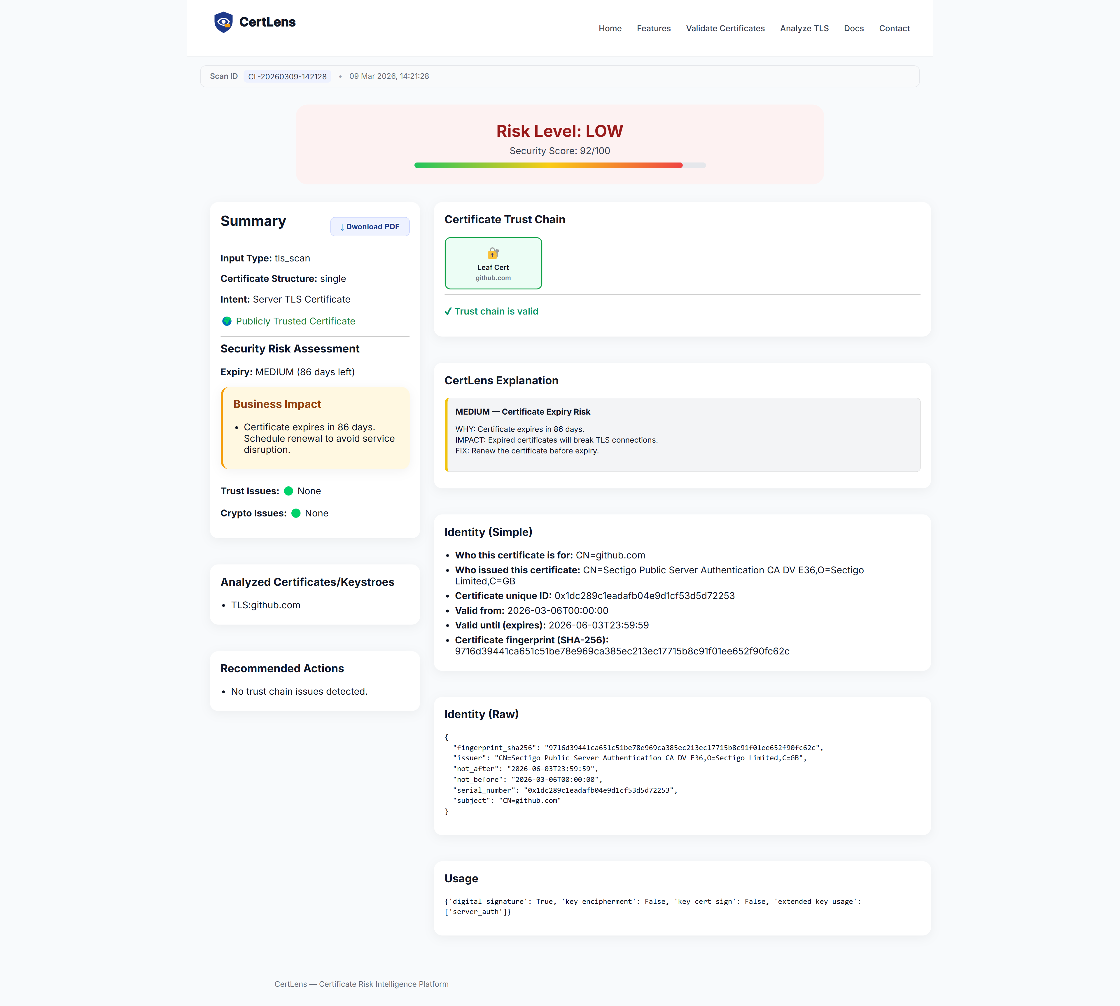 CertLens gallery image
