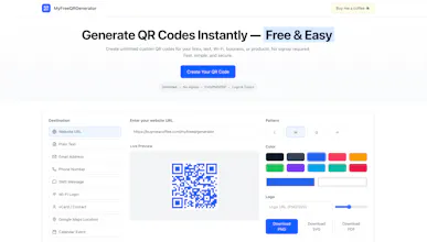 Free QR Code Generator (SVG/PNG/PDF) gallery image