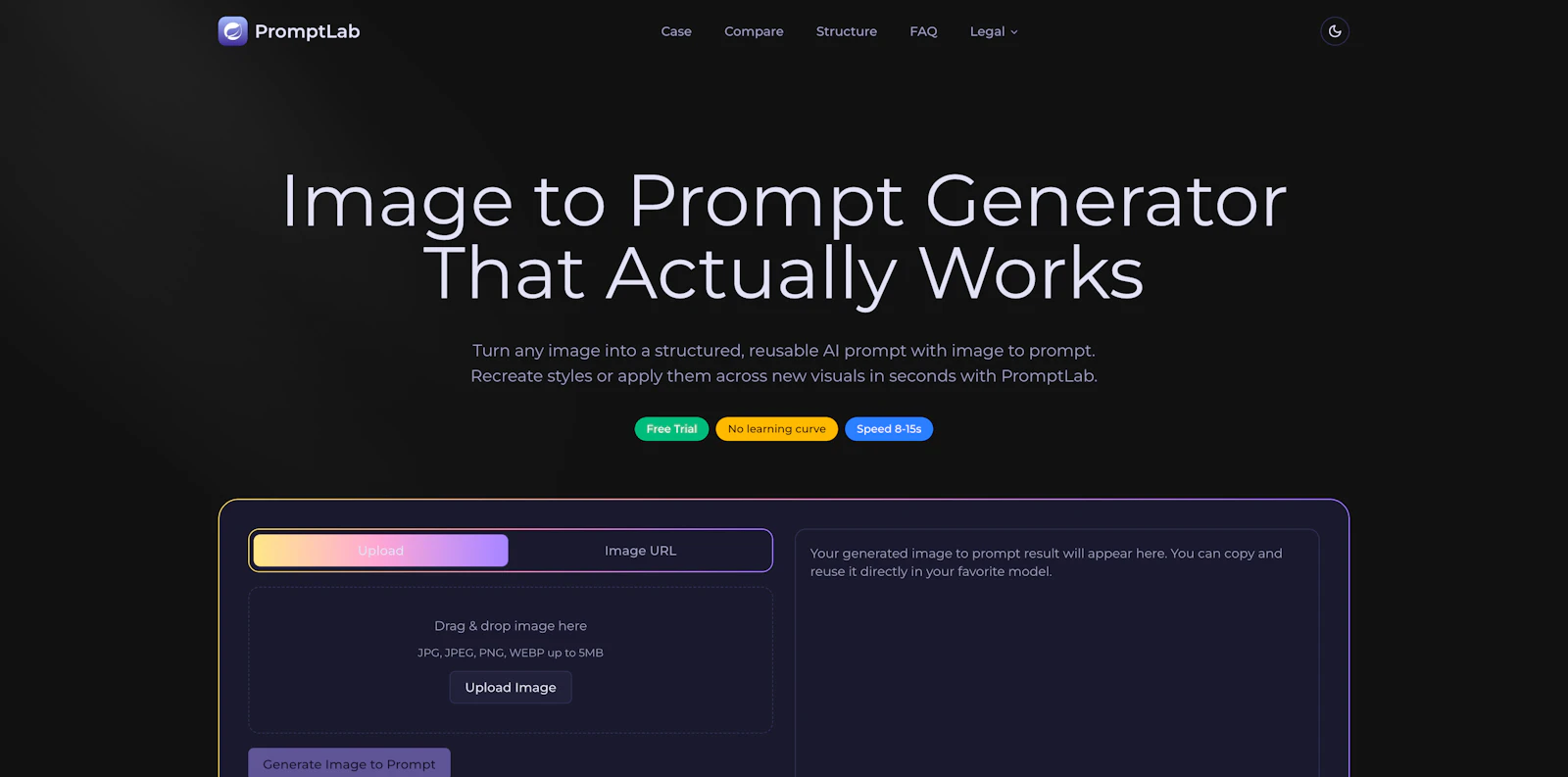 PromptLab Image to Prompt screenshot 1