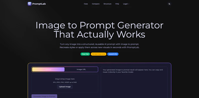 PromptLab Image to Prompt screenshot 1