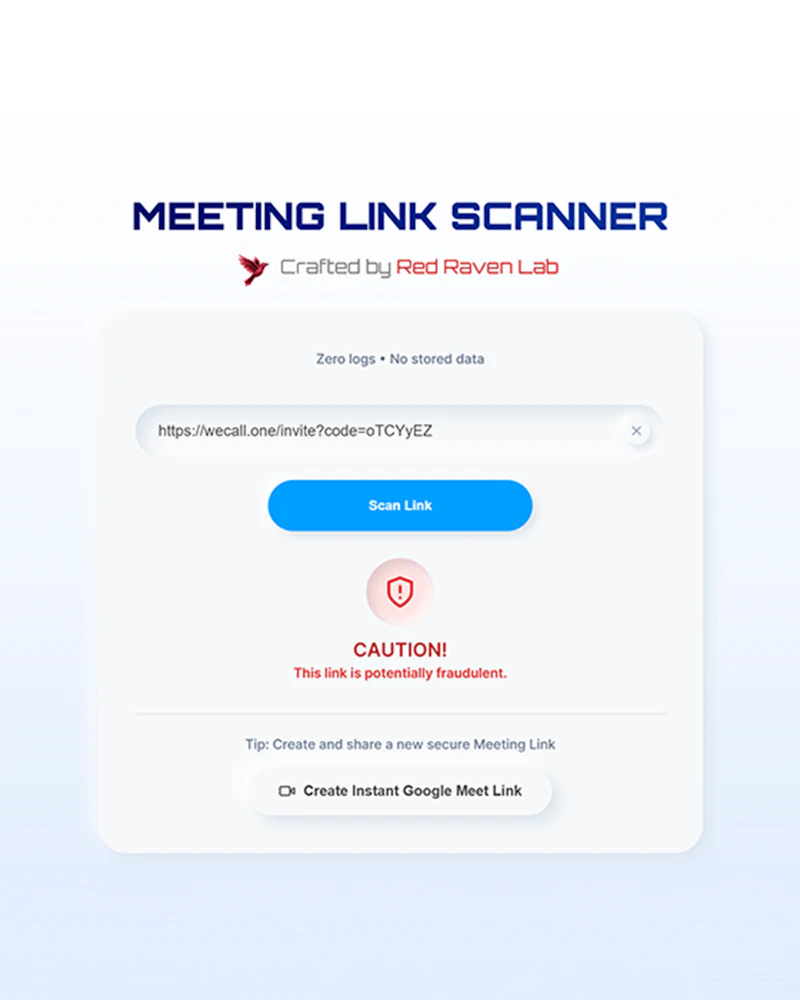 Meeting Link Scanner screenshot 3