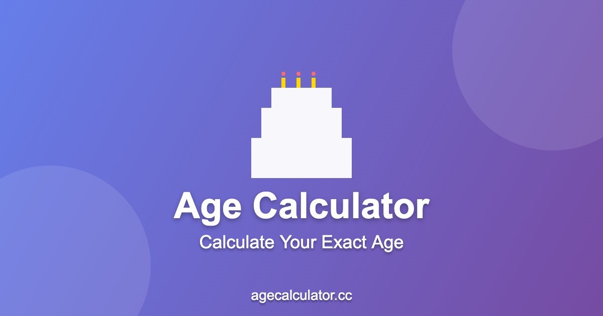agecalculator.cc - Main screenshot showing features and interface