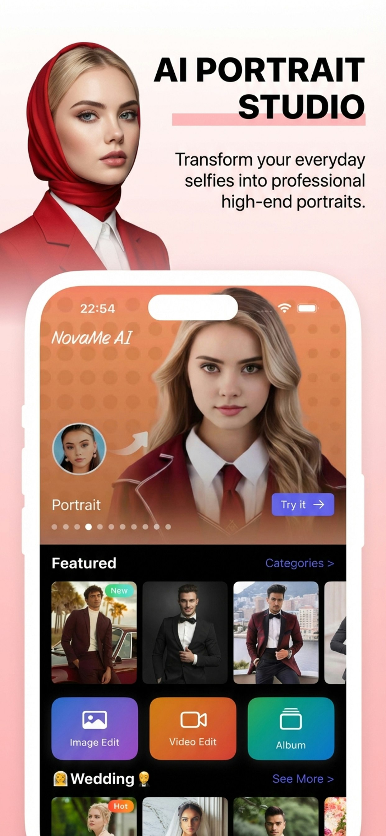 NovaMe AI: Selfie Photo Editor gallery image