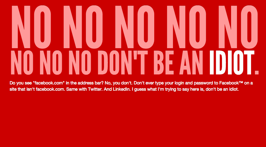 IS YOUR FACEBOOK™ PASSWORD SECURE? gallery image