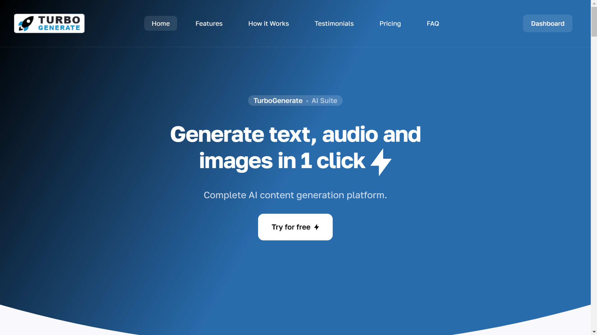 Turbo Genera - Generare testo, audio e immagini in 1 clic con AI media 7