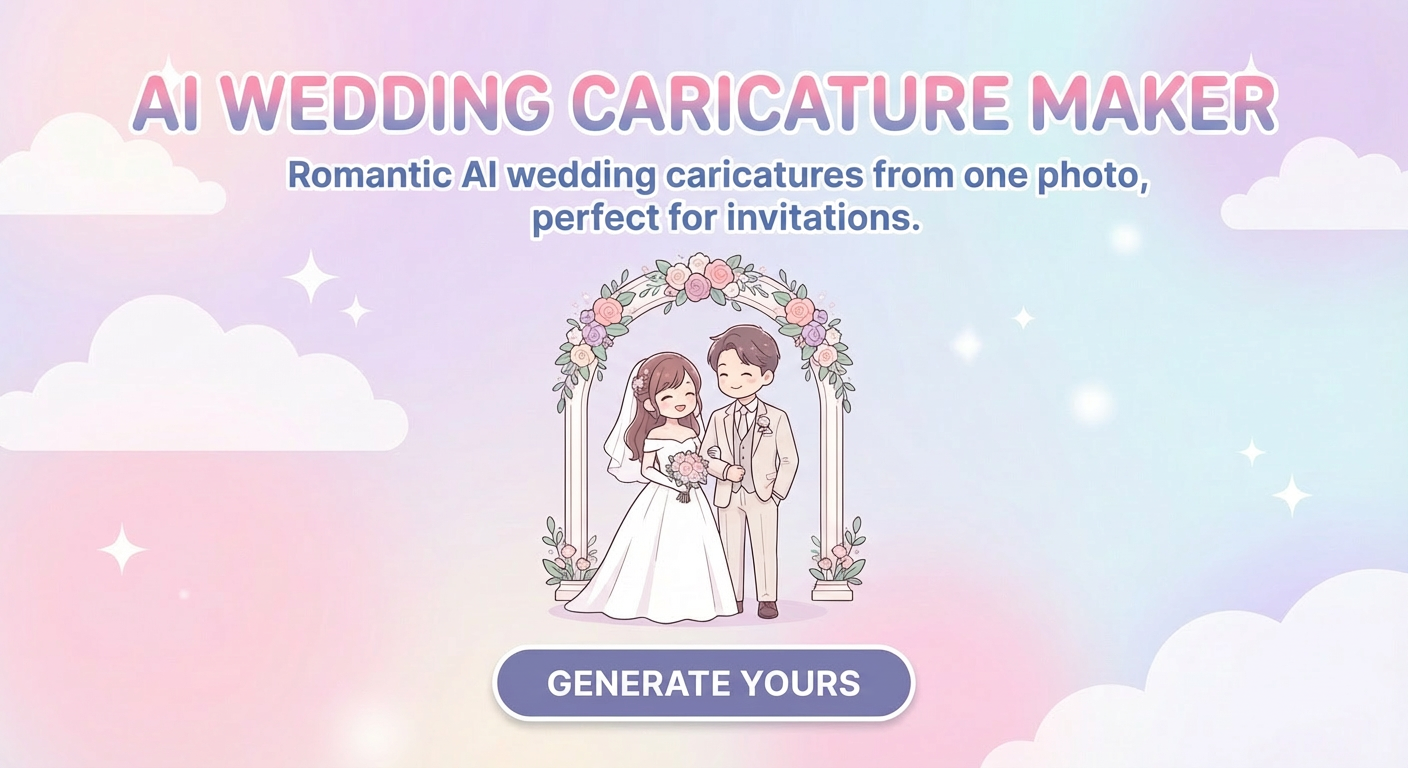 My Wedding Cartoon Invite gallery image