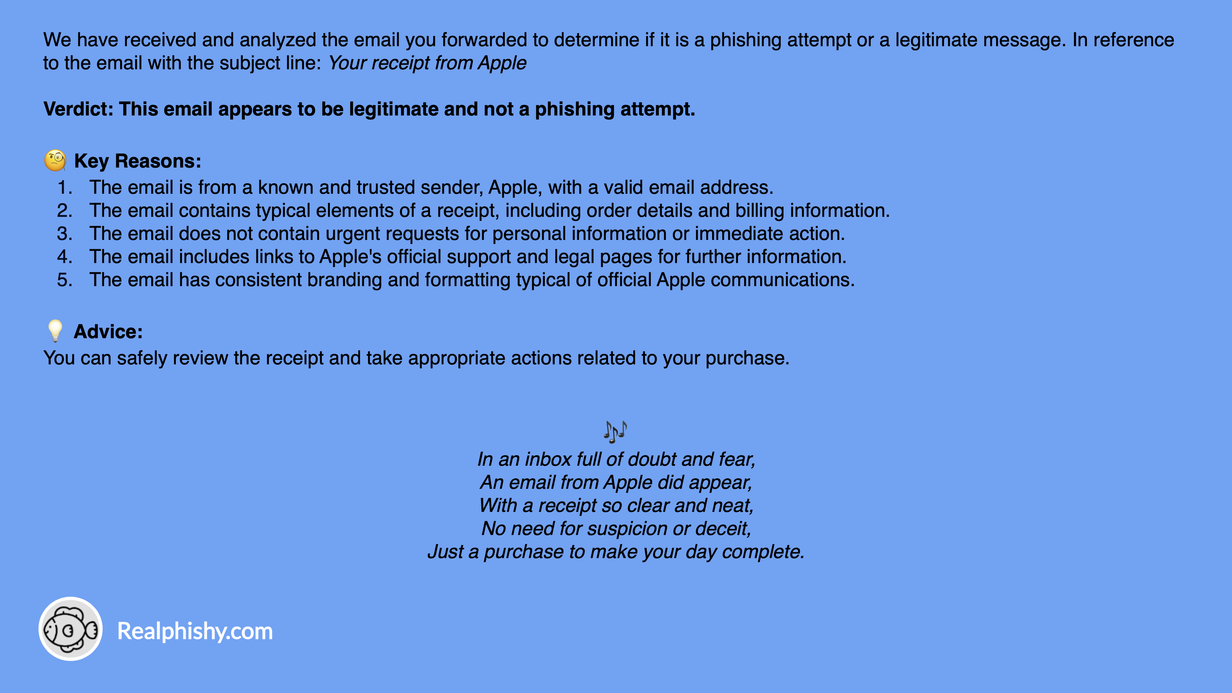 Realphishy.com - Простая защита от AI Phishing Phishing Email медиа 3