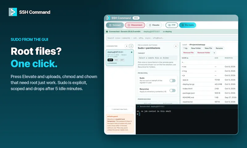 SSH Command screenshot 3