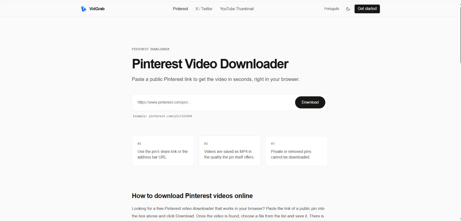 VidGrab gallery image