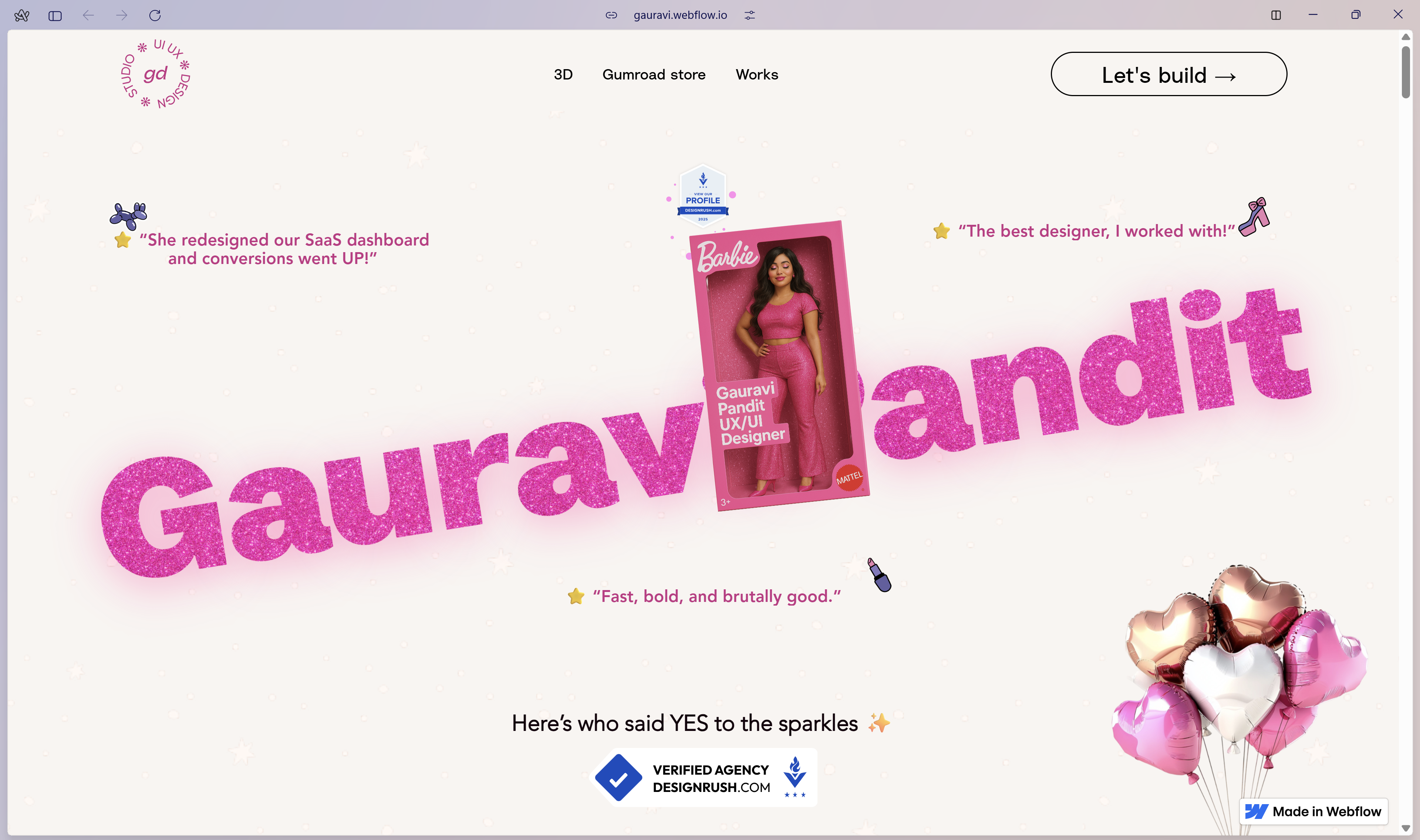 Gauravi Designs Premium UX/UI - Ayudar a las marcas a sentirse poderosas y a vender mejor media 1