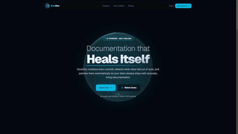 DocsDoc - Self-Healing Documentation screenshot 2