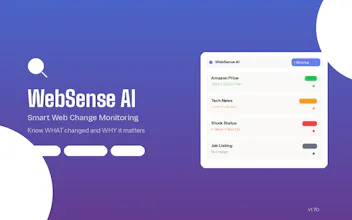 WebSense AI - Smart Web Monitor gallery image