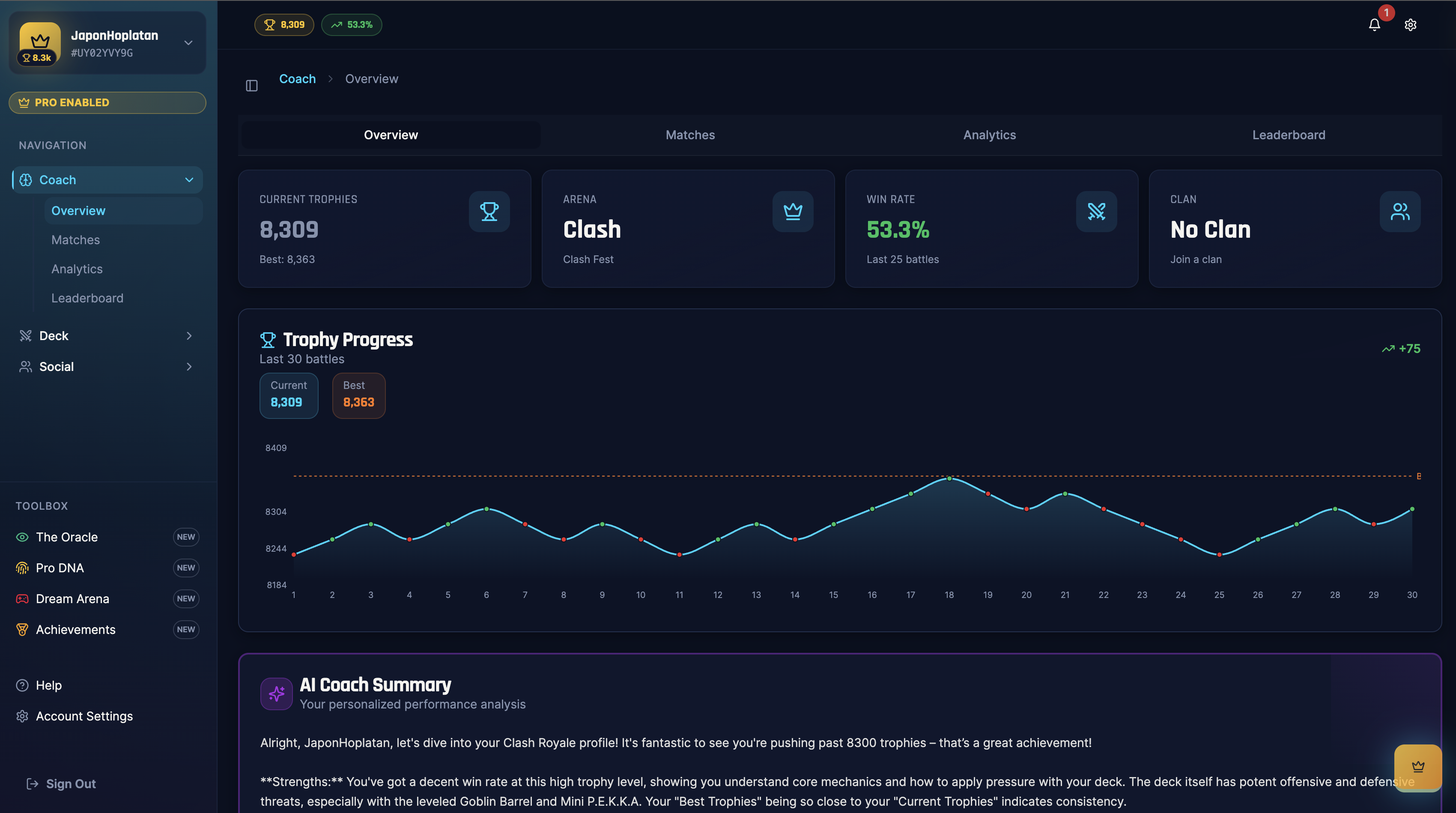 AI Royale: The Live E-Sports Simulator - Screenshot 5 showing product features and functionality