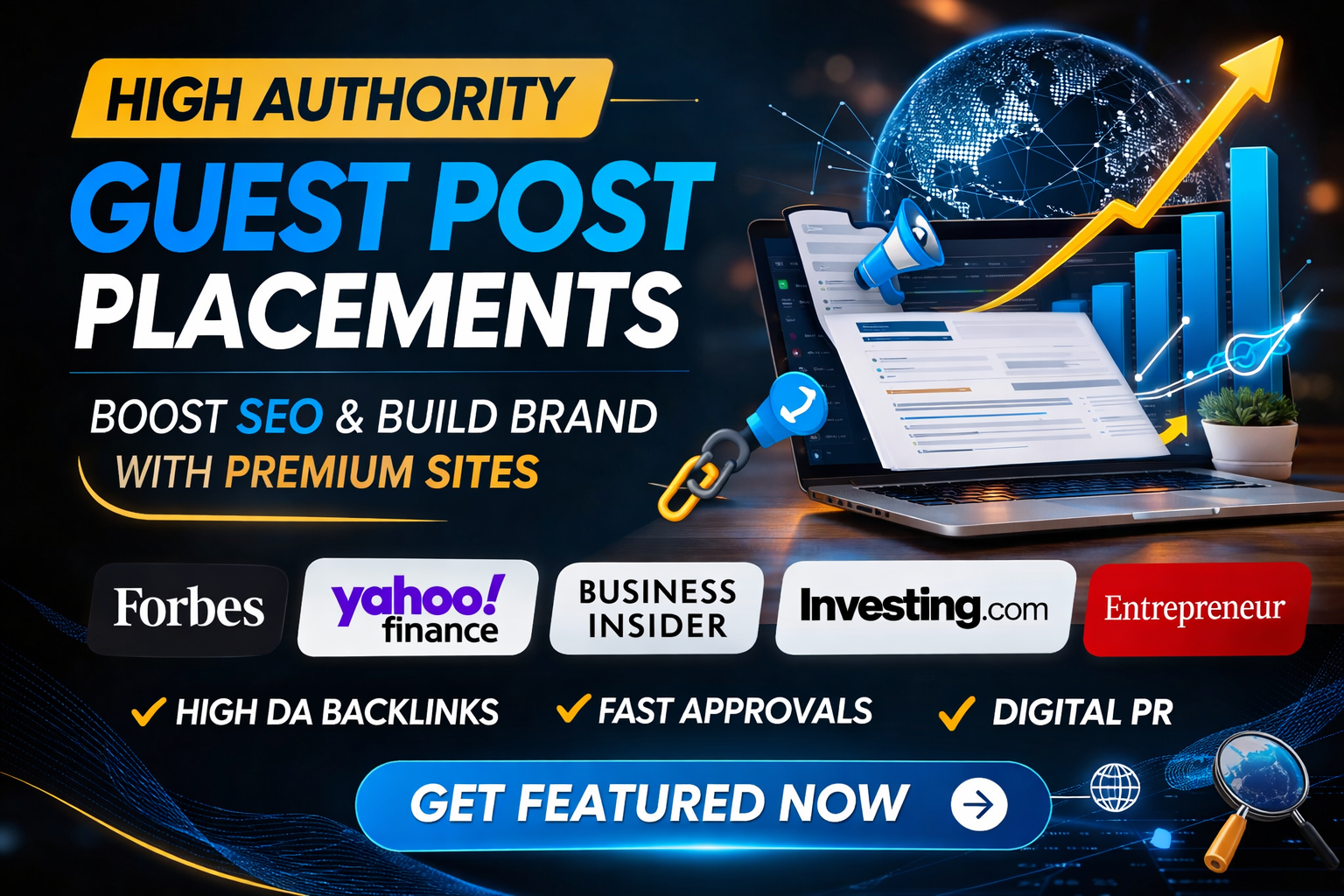 DA70+ to DA90+ SEO Backlinks - Product Hunt launch logo and brand identity