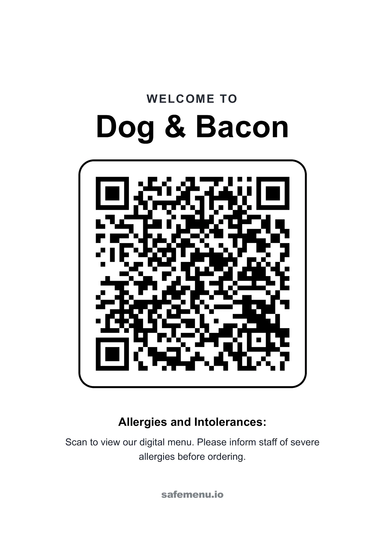 Safemenu - Digital Menu, Allergen Filter screenshot 4