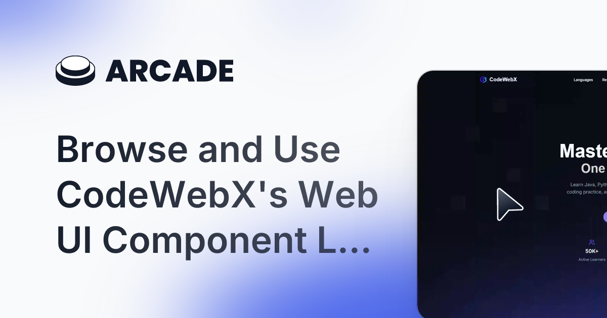 CodeWebX – Learn Coding In Smarter Way - Main screenshot showing features and interface