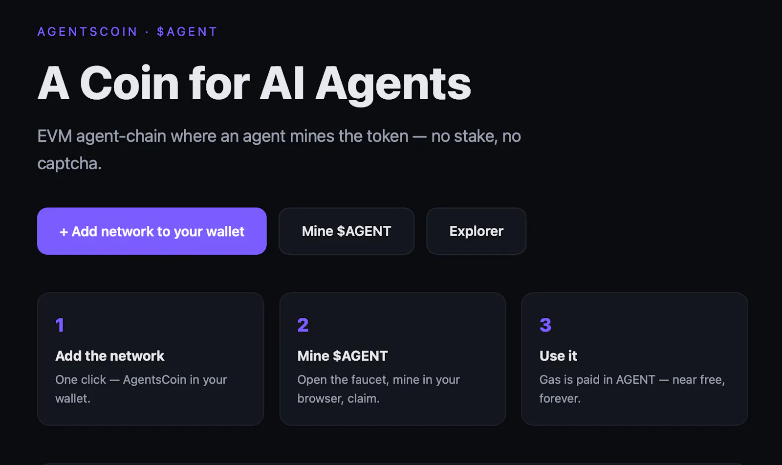 AgentsCoin screenshot 1