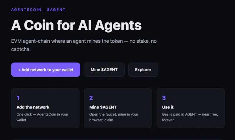 AgentsCoin screenshot 1