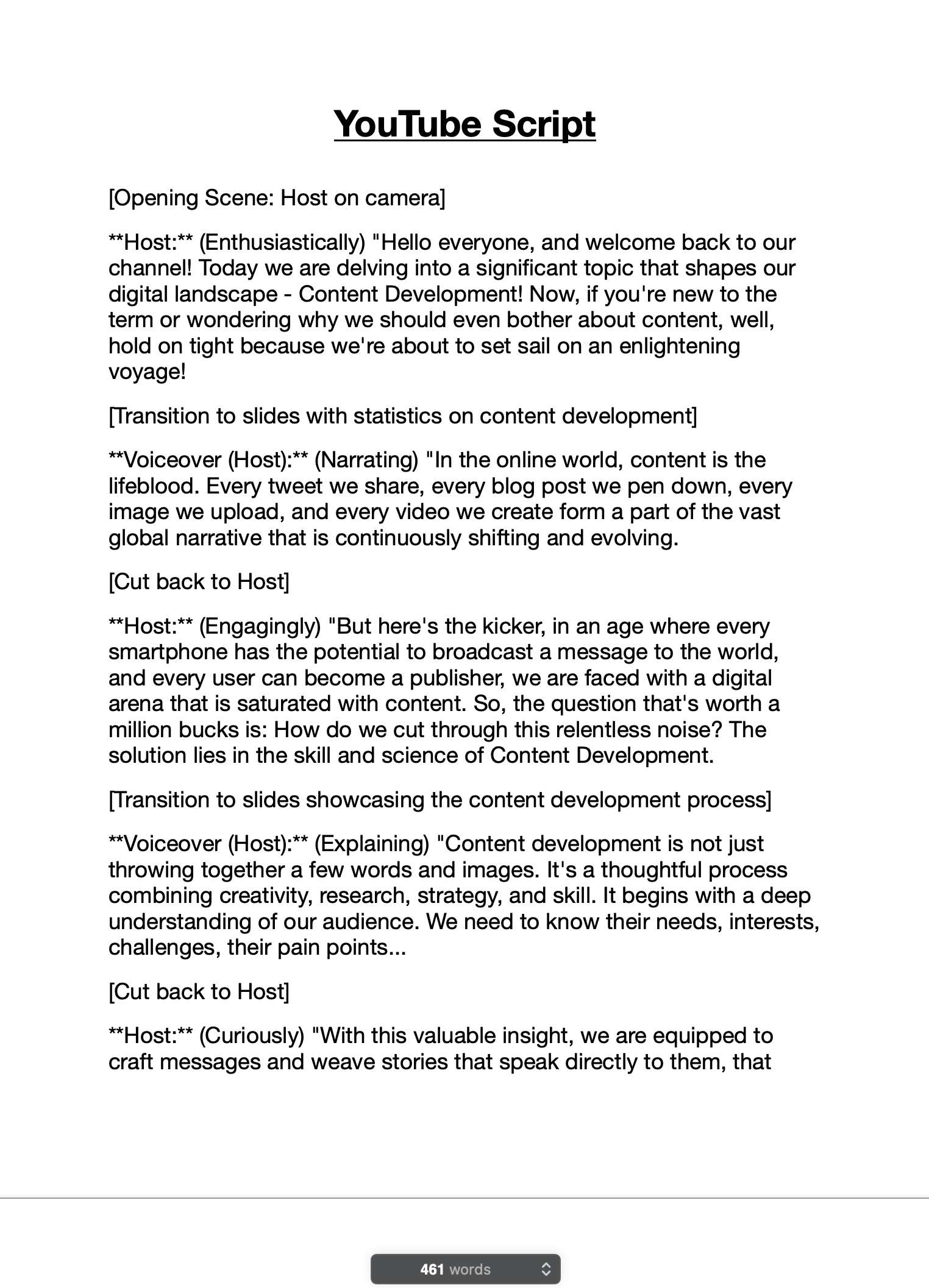 Content Development and Copywriting media 4