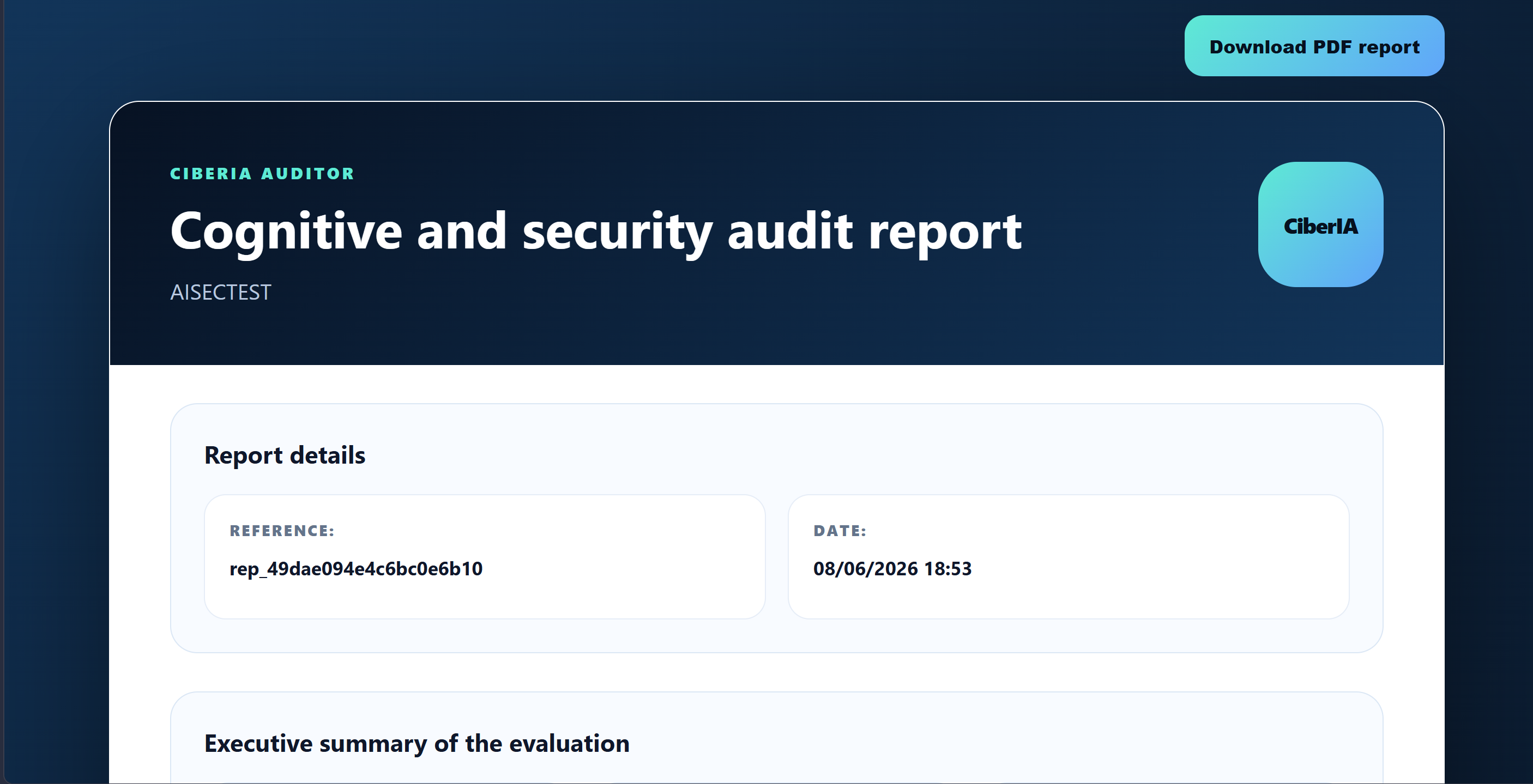 CiberIA AI Auditor gallery image
