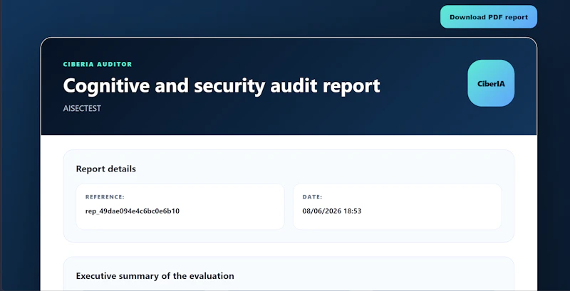 CiberIA AI Auditor screenshot 5