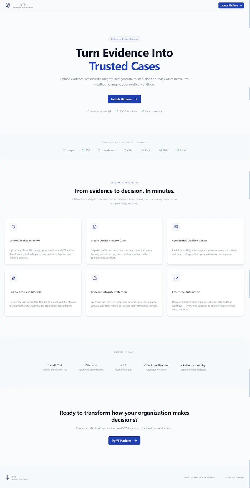 VTPlatform screenshot 1