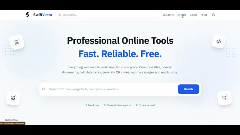 SwiftVecto screenshot 1 (video preview)