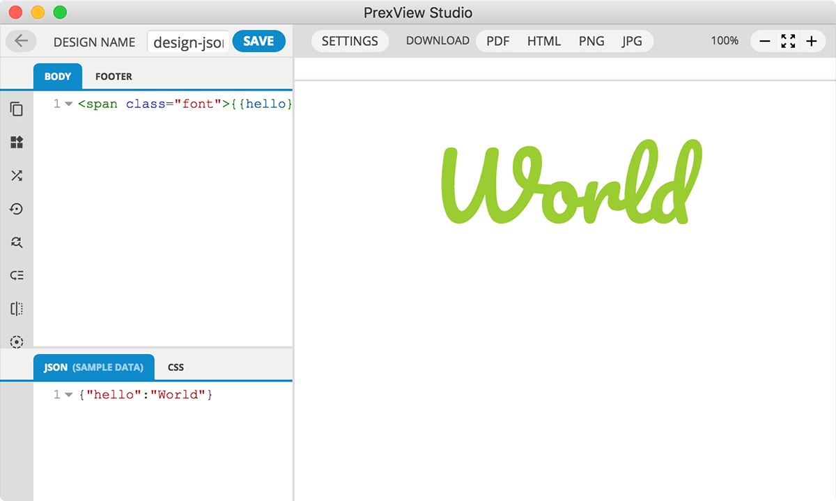 PrexView API for programatic PDF gallery image