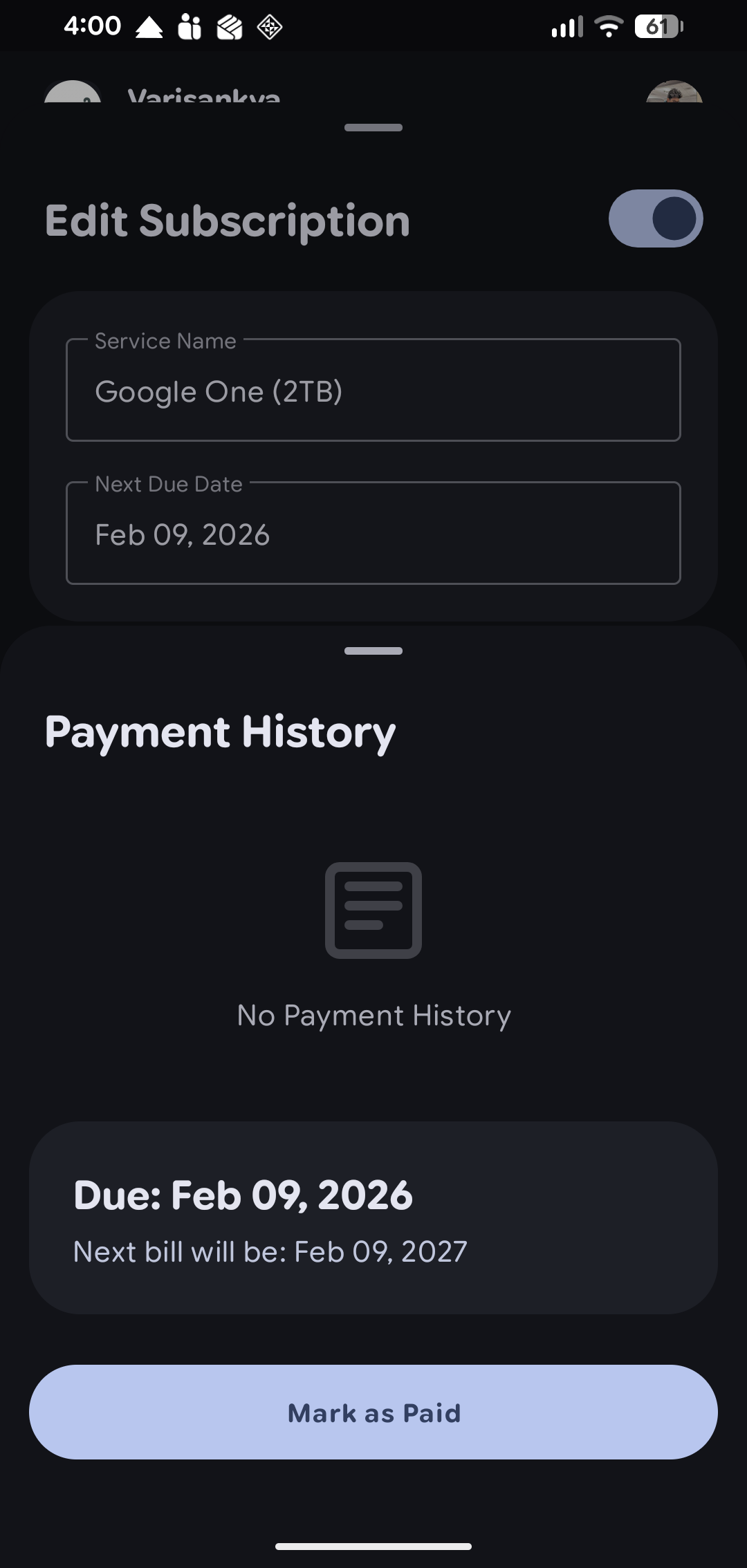 Varisankya - Screenshot 3 showing product features and functionality