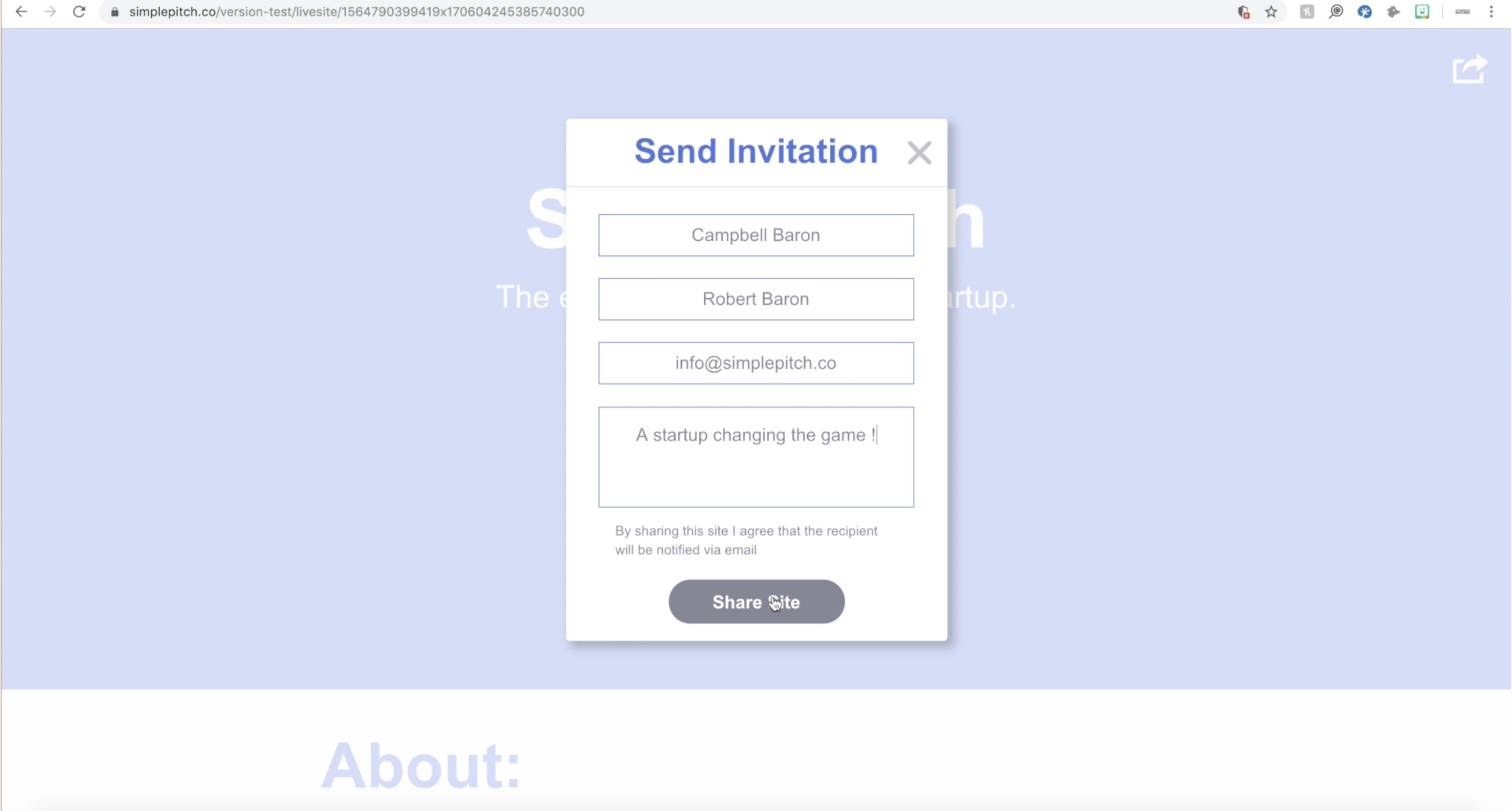 SimplePitch gallery image