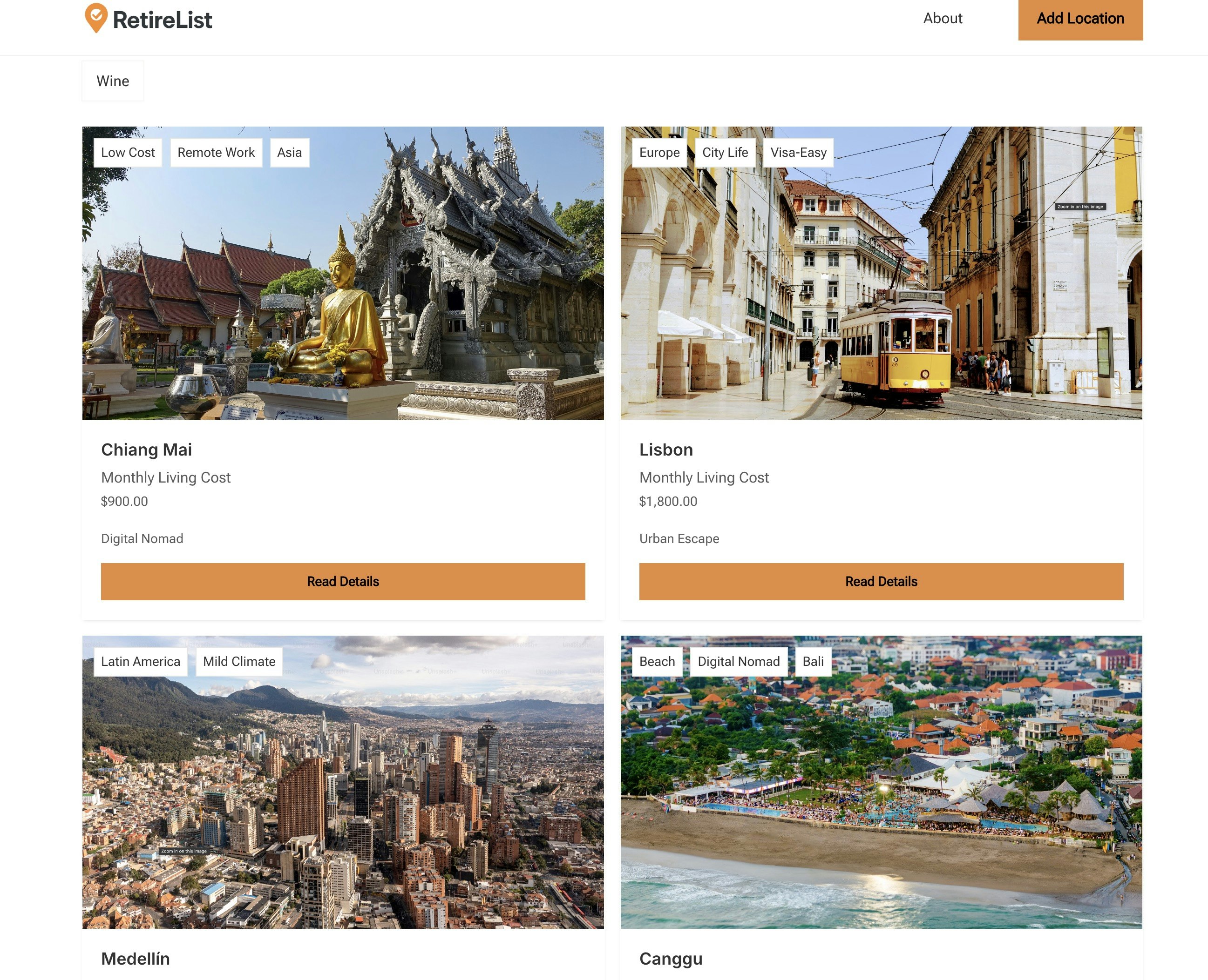 Retirelist gallery image