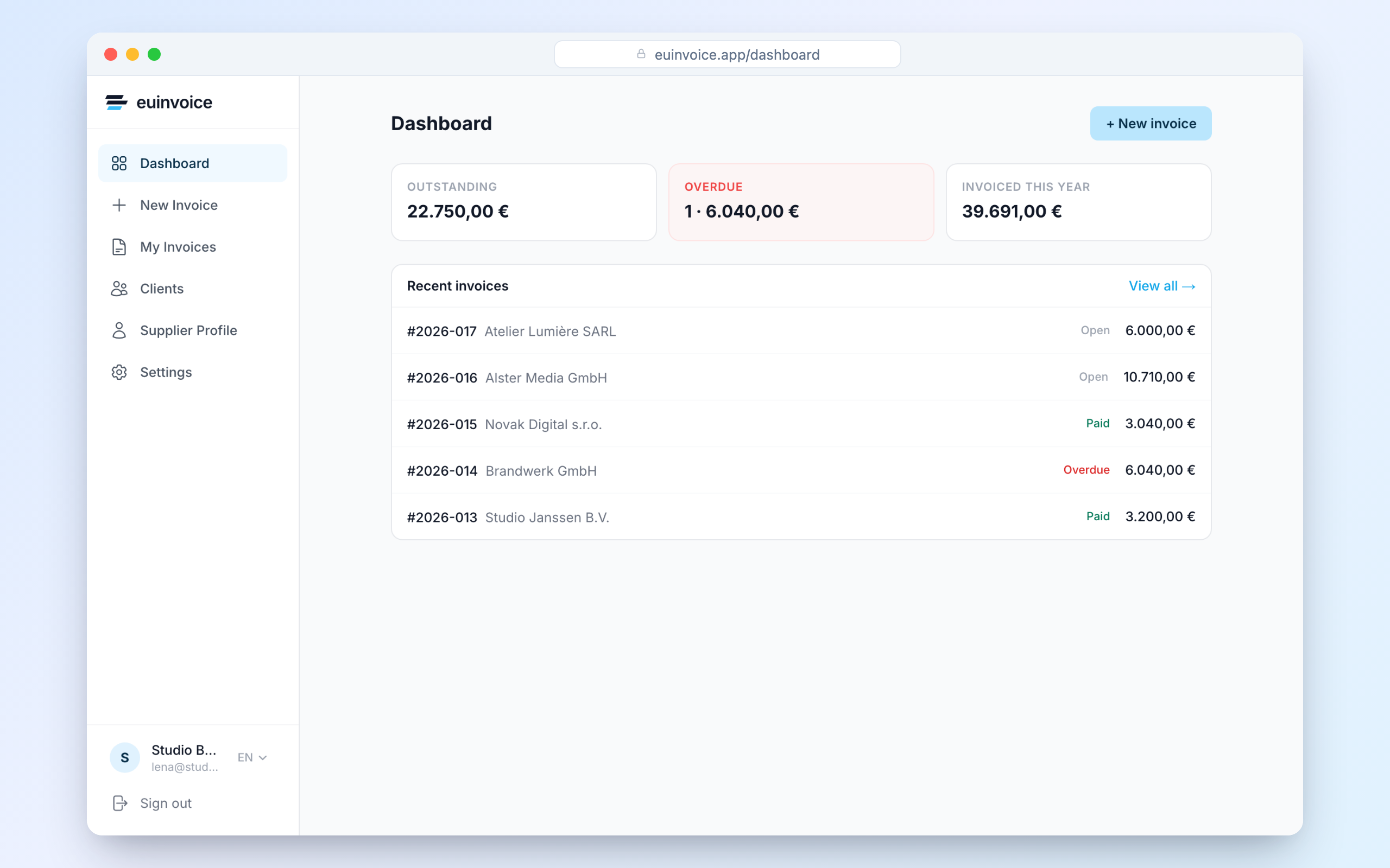 euinvoice.app gallery image
