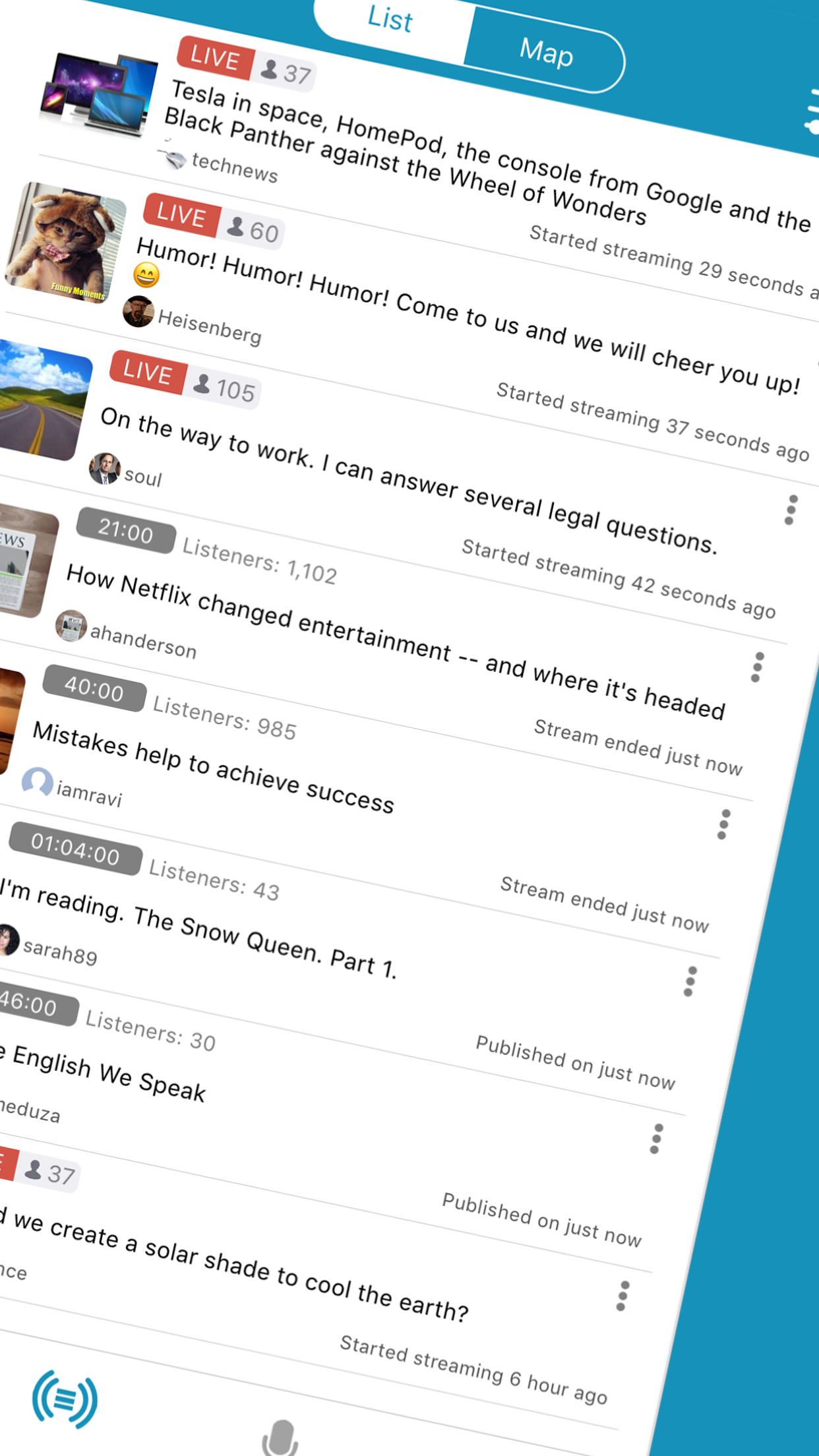 Deelex: LIVE audio talks gallery image