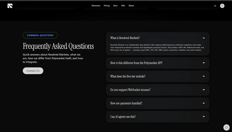 Resolved Markets screenshot 7