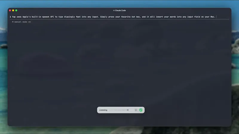 Yap screenshot 1 (video preview)